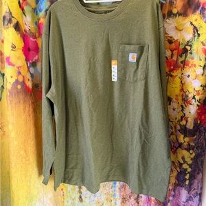 Carhartt Forest Green Long Sleeve Tee
